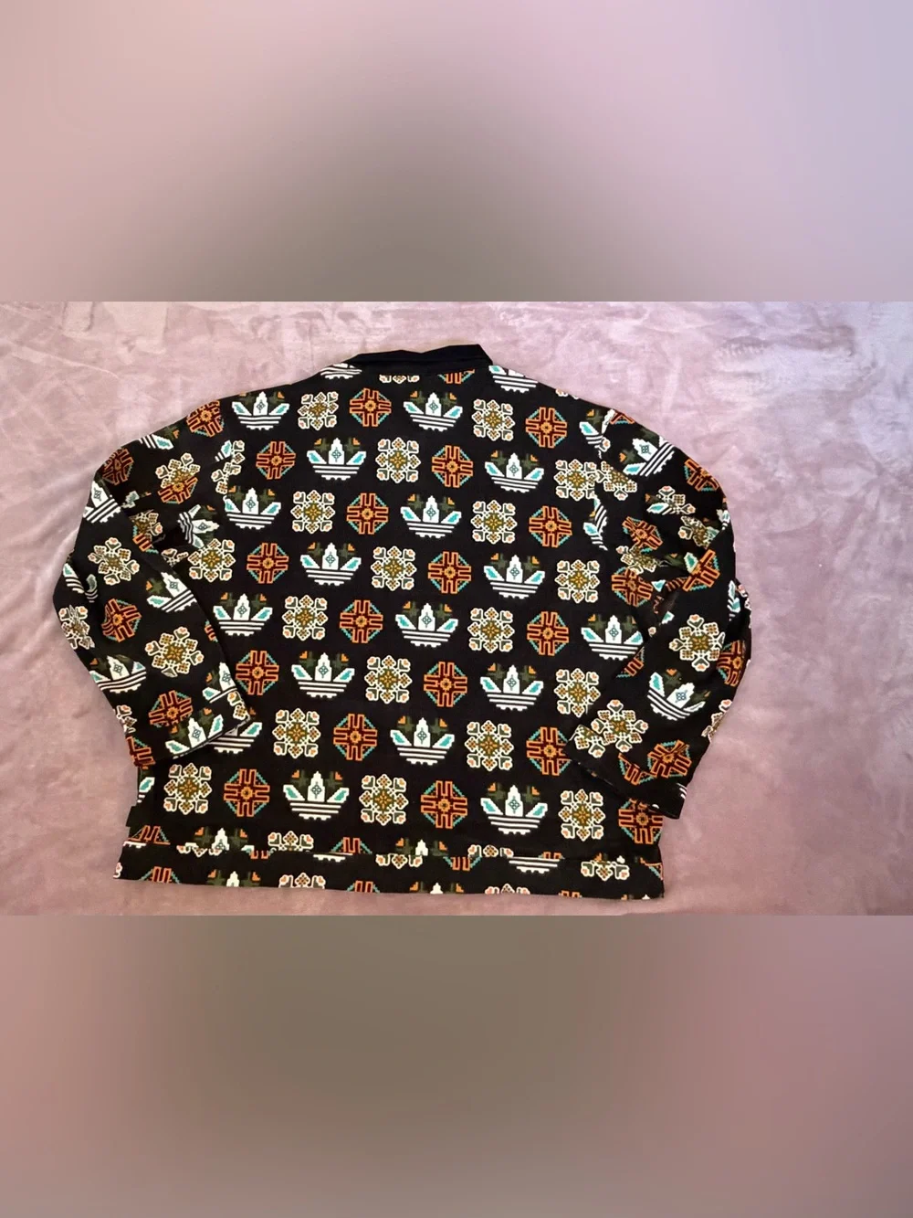 adidas Monogram Print Coach Jacket - Black 2XL